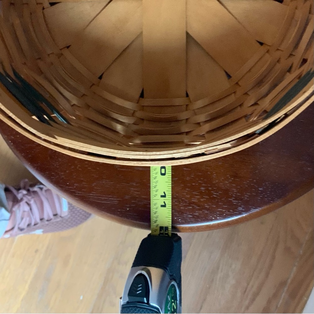 Longaberger Basket 10” Round - Picture 3 of 7